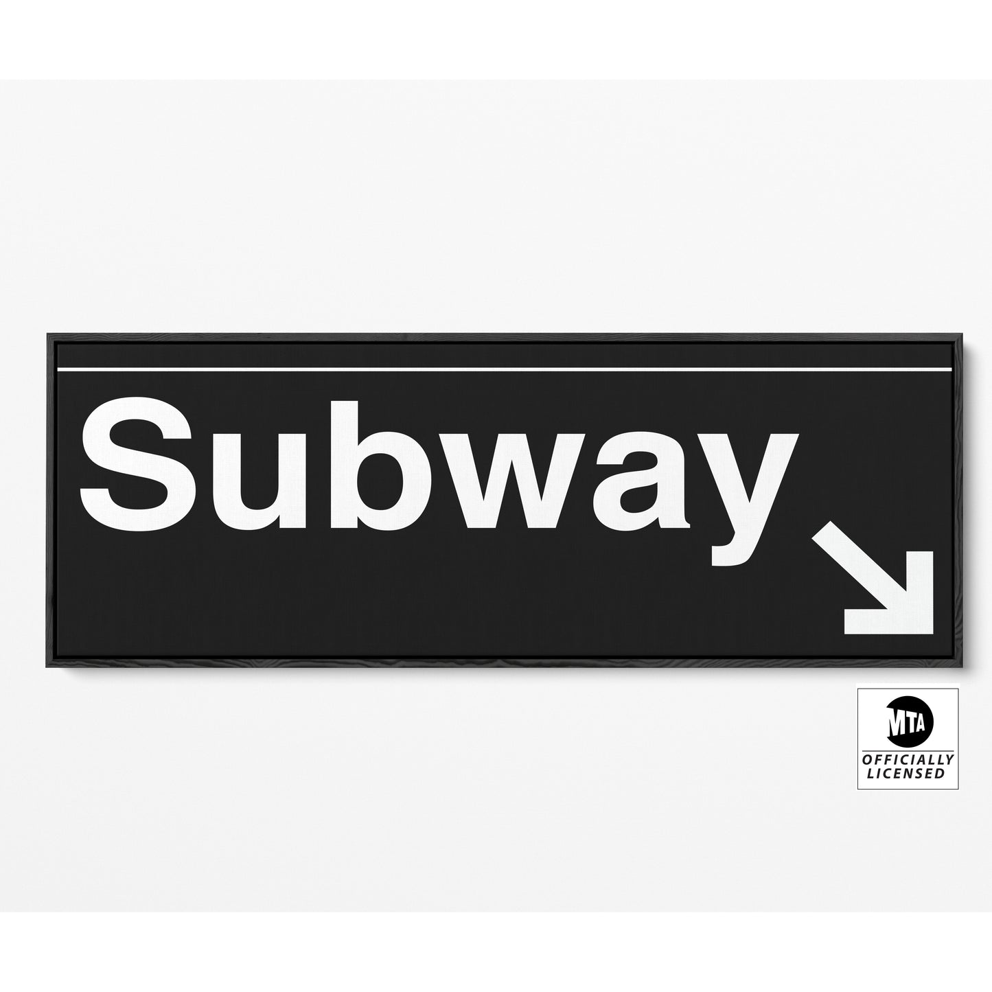 Subway Arrow Sign - NYC Subway Arrow Sign